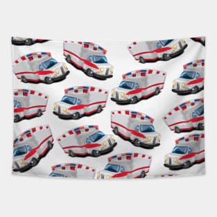 Ambulance Pattern. Tapestry