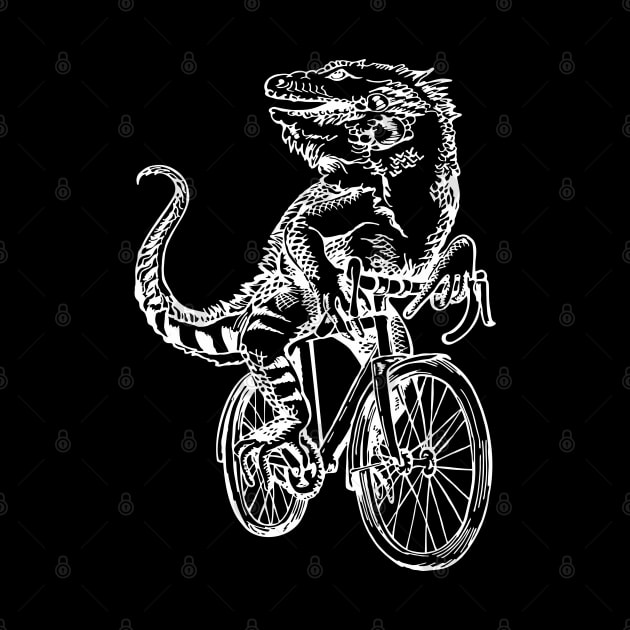 SEEMBO Iguana Cycling Bicycle Bicycling Cyclist Biking Bike by SEEMBO