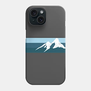 Mountain in Blue Phone Case