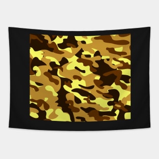 Camouflage Brown Tapestry