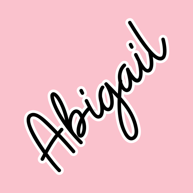 Abigail personalized name by Personalizedname