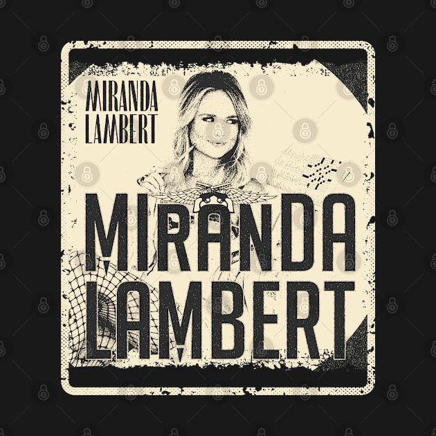 miranda lambert - vintage design on top by agusantypo