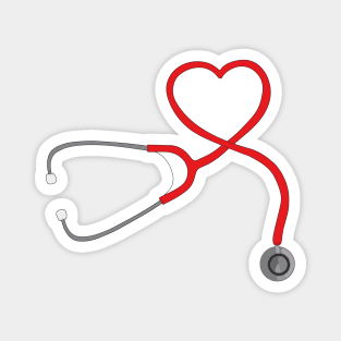 Stethoscope Heart Magnet