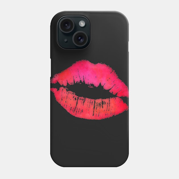 Kissable Lips Phone Case by lunabelleapparel