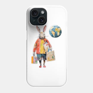 Shopping Rabbit Phone Case