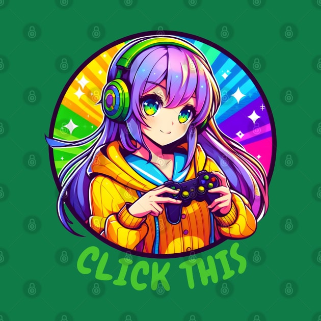 Click this gamer girl by Japanese Fever