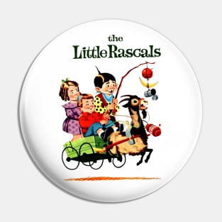 Little Rascals Retro T-Shirt Design Pin