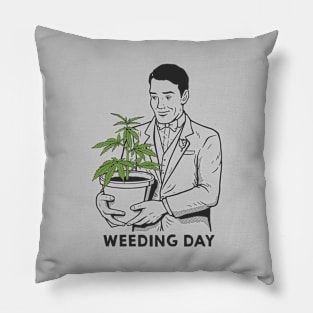 Happy Weeding Pillow