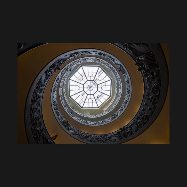 Spiral staircase in Vatican Museum by mitzobs