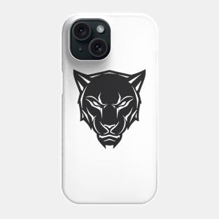 panther black head t-shirt Phone Case