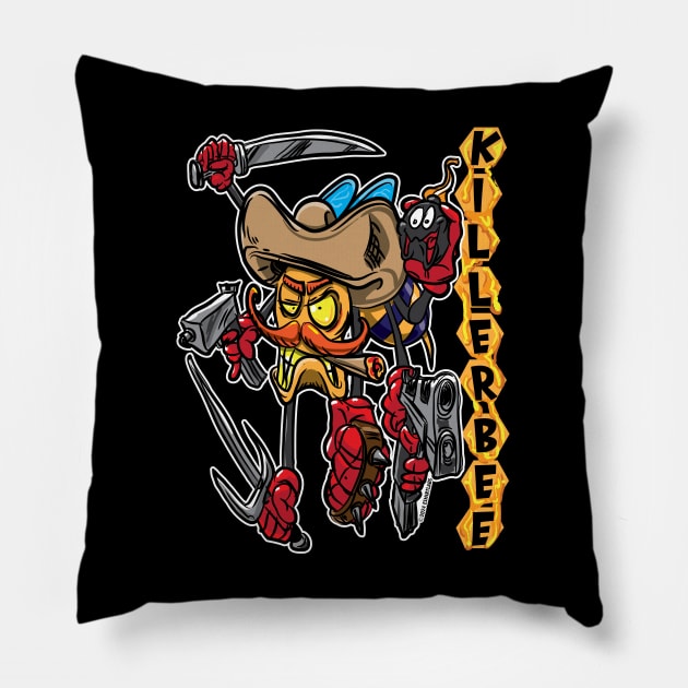 Bandito Killer Bee Pillow by eShirtLabs