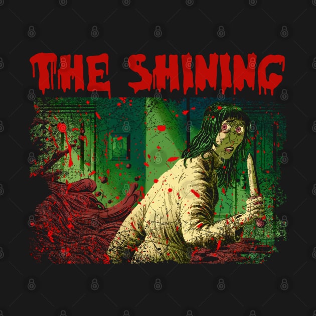 Wendy's Courage Showcase the Character's Strength and Resilience in the Face of Horror from Shining on a Tee by Irwin Bradtke