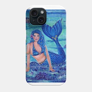 Edrea Mermaid fantasy by Renee Lavoie Phone Case