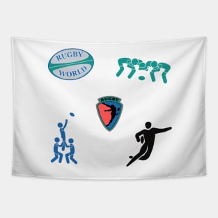 Rugby Variety Pack Tapestry