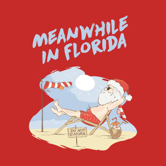 Meanwhile In Florida Meme Beach Santa For Boys by geekandgamerstore