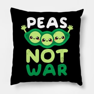 Peas not war Pillow