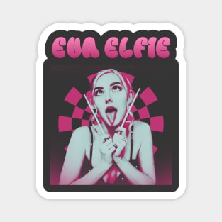 Eva Elfie - Vintage Dark Pink Magnet