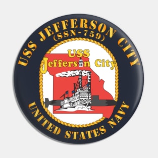 USS Jefferson City (SSN-759) Pin