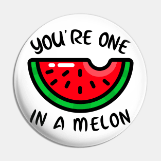 Watermelon Yummy Cartoon Funny Fruit Pin