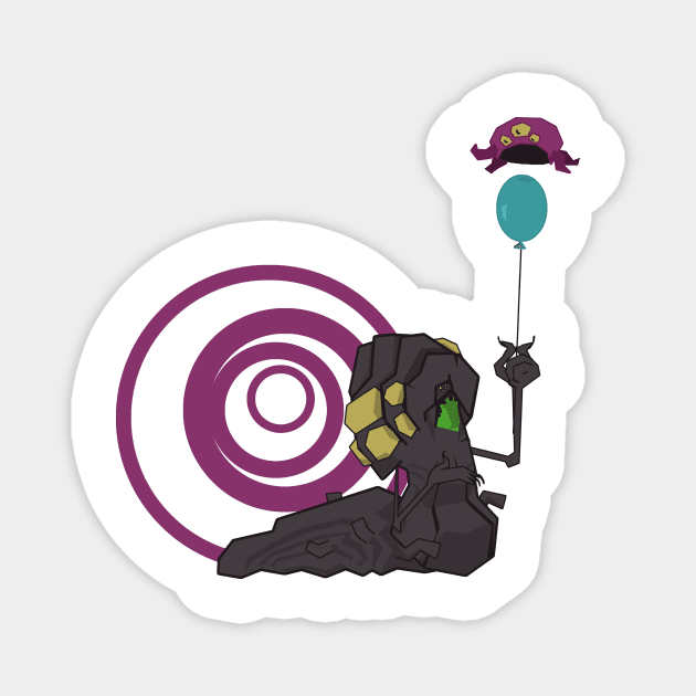 Symbiote. Not "Bug Hat". Magnet by yiska