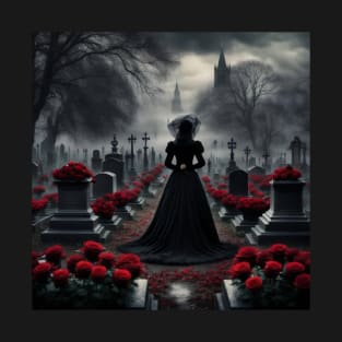 Woman In Black T-Shirt