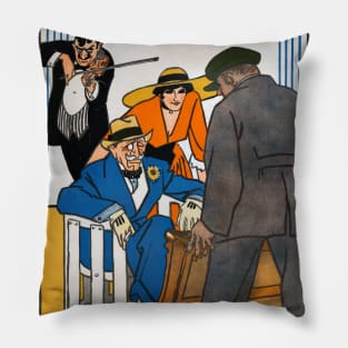 Netherlands Vintage Advertising Poster Laren 1917 Pillow