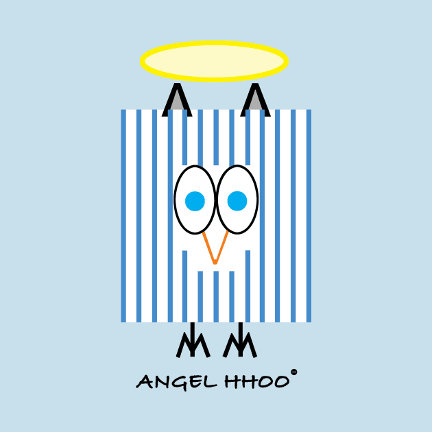 Angel Hhoo Blue by Hhoo Owwl