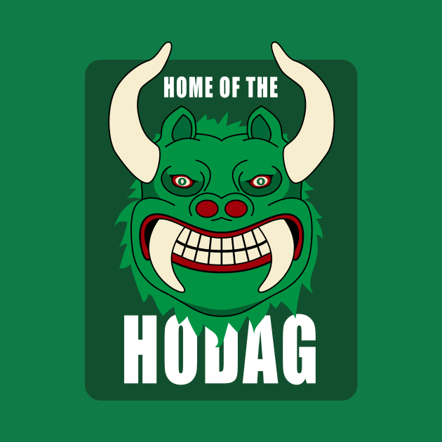 Home of the Hodag Grinning Hodag by BlueSkyTheory