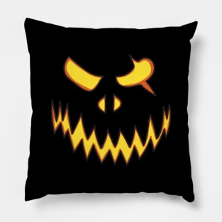 Halloween pumpkin face Pillow