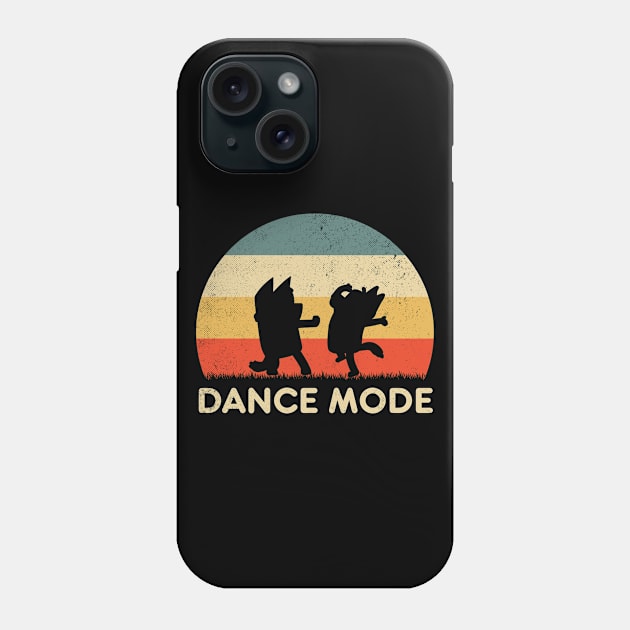 Sunset Bluey Dance Mode Phone Case by Symmetry Stunning Portrait