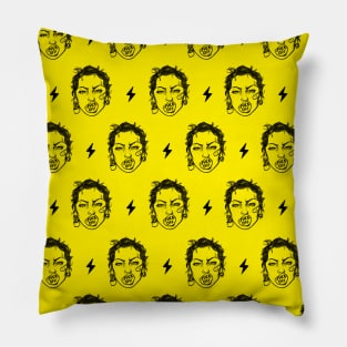 Fuck off pattern Pillow