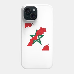 Proud Morocco Flag Gift Moroccan Lovers For Men's Women's Phone Case