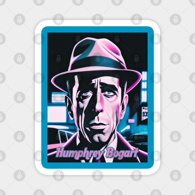 Humphrey Bogart (Miami Noir) Magnet by BlackOzean