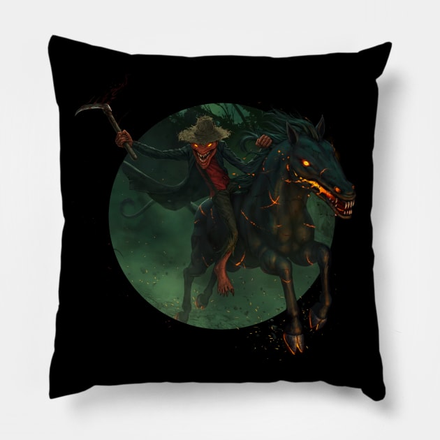 The Night of the Reaper cut Pillow by chriskar
