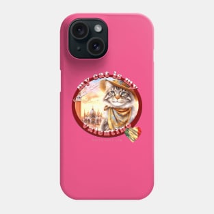 My Cat Is My Valentino Maine Coon Life 48M Phone Case