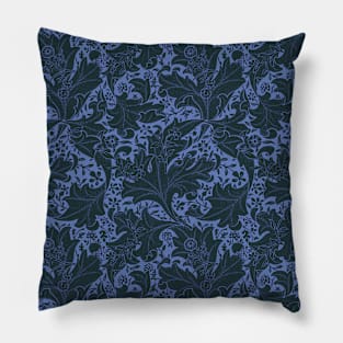 William Morris Wallflower Pattern Underwater Tones Pillow