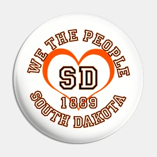 Show your South Dakota pride: South Dakota gifts and merchandise Pin