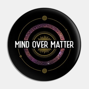 Mind Over Matter Celestial Mystic Witch Pin