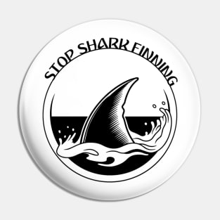 stop shark fining Pin