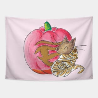 Egyptian Pink Pumpkin Tapestry