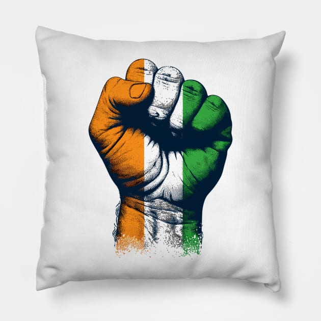 Ireland Flag Pillow by Vehicles-Art