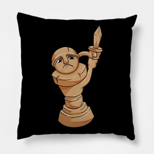 Cool pawn as a chess piece Pillow