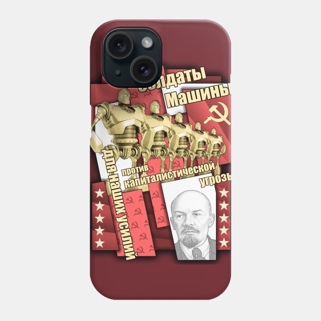 Soviet Robots Phone Case by Jared1084