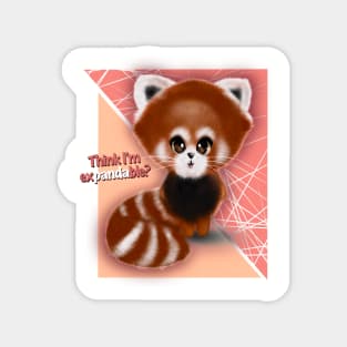 Cute red panda Magnet