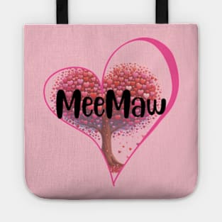 Heart for MeeMaw Design Tote