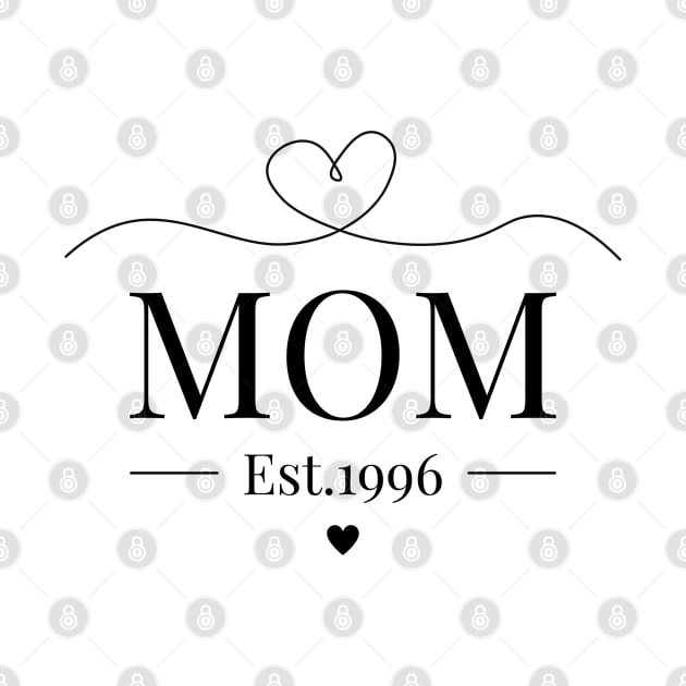 Mom Est 1996 by Beloved Gifts