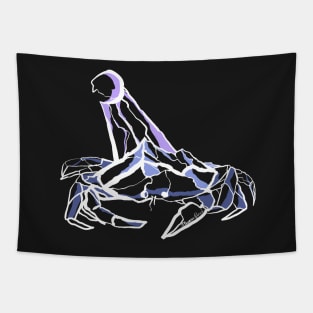 Single Line - Cancer (White) Tapestry