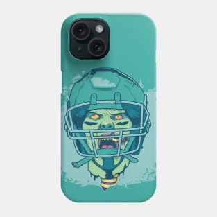 Gnarly Zombie Football Player Phone Case