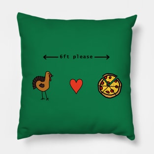 Social Distancing at Thanksgiving Pillow