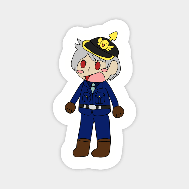 Chibi Prussia Magnet by arimoreindeer